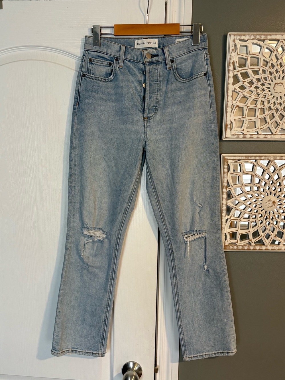 Denim Forum The Arlo High Rise Straight 28L